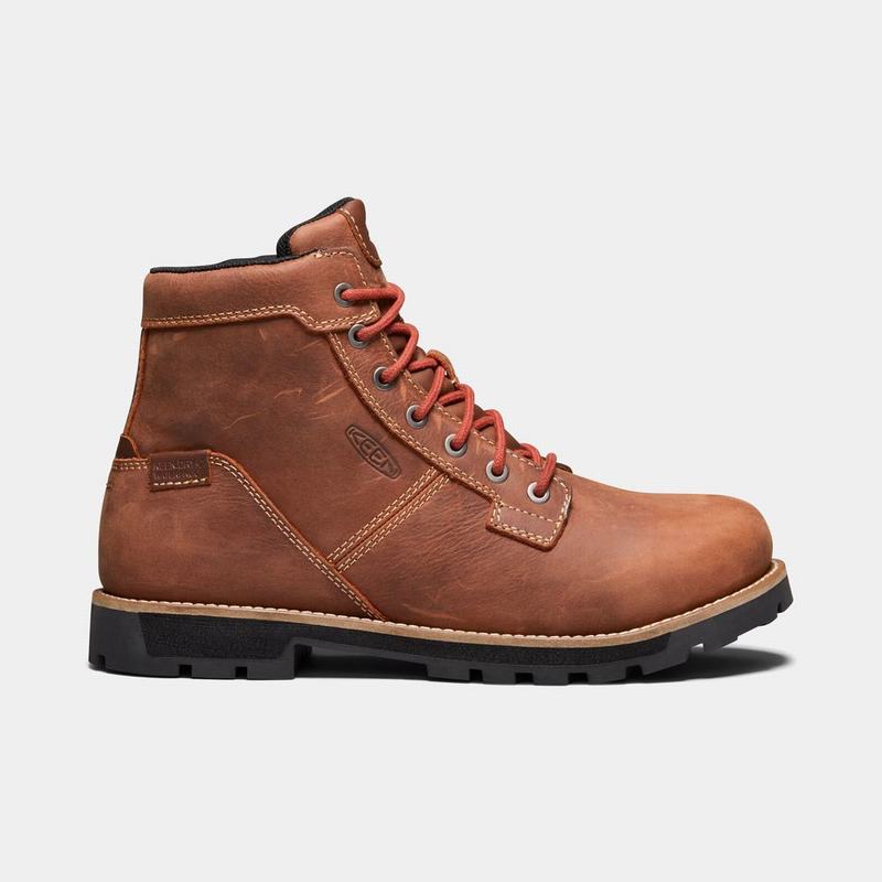 Botas De Trabajo Keen Seattle 6" Waterproof Aluminum Toe Para Hombre Marrom - Botas Keen Mexico (980